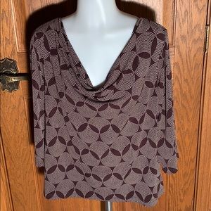 Cowl neck top